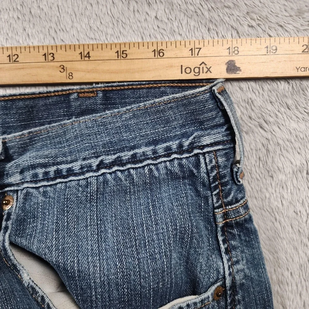 Levis 569 Jeans Mens 38x30 (Fits 36x29) Medium Wash Relaxed Straight Fit Denim
